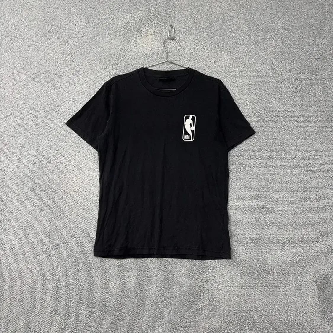 NBA 프린팅 로고 블랙 반팔 티 M 상품이미지1
