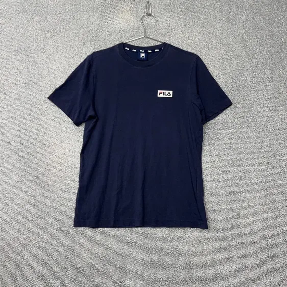 휠라 네이비 로고 반팔 티 100 상품이미지1