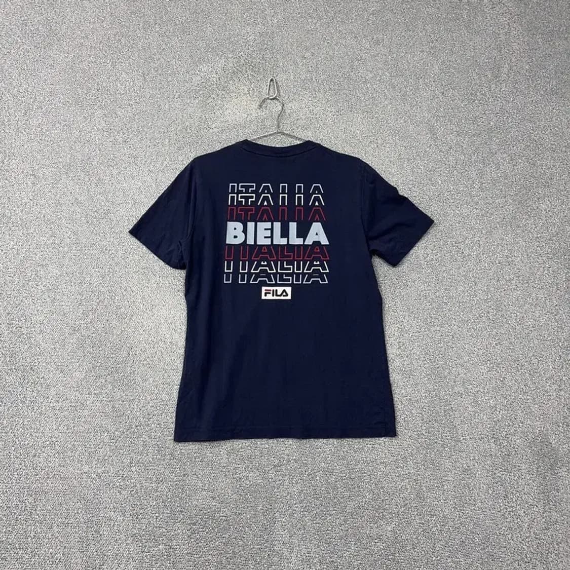 휠라 네이비 로고 반팔 티 100 상품이미지2