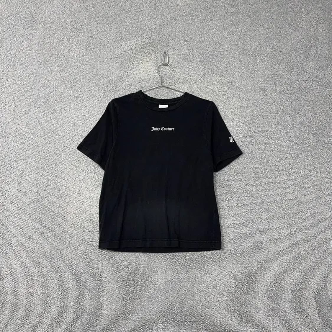 쥬시 꾸뛰르 프린팅 블랙 반팔 티 FREE 상품이미지1