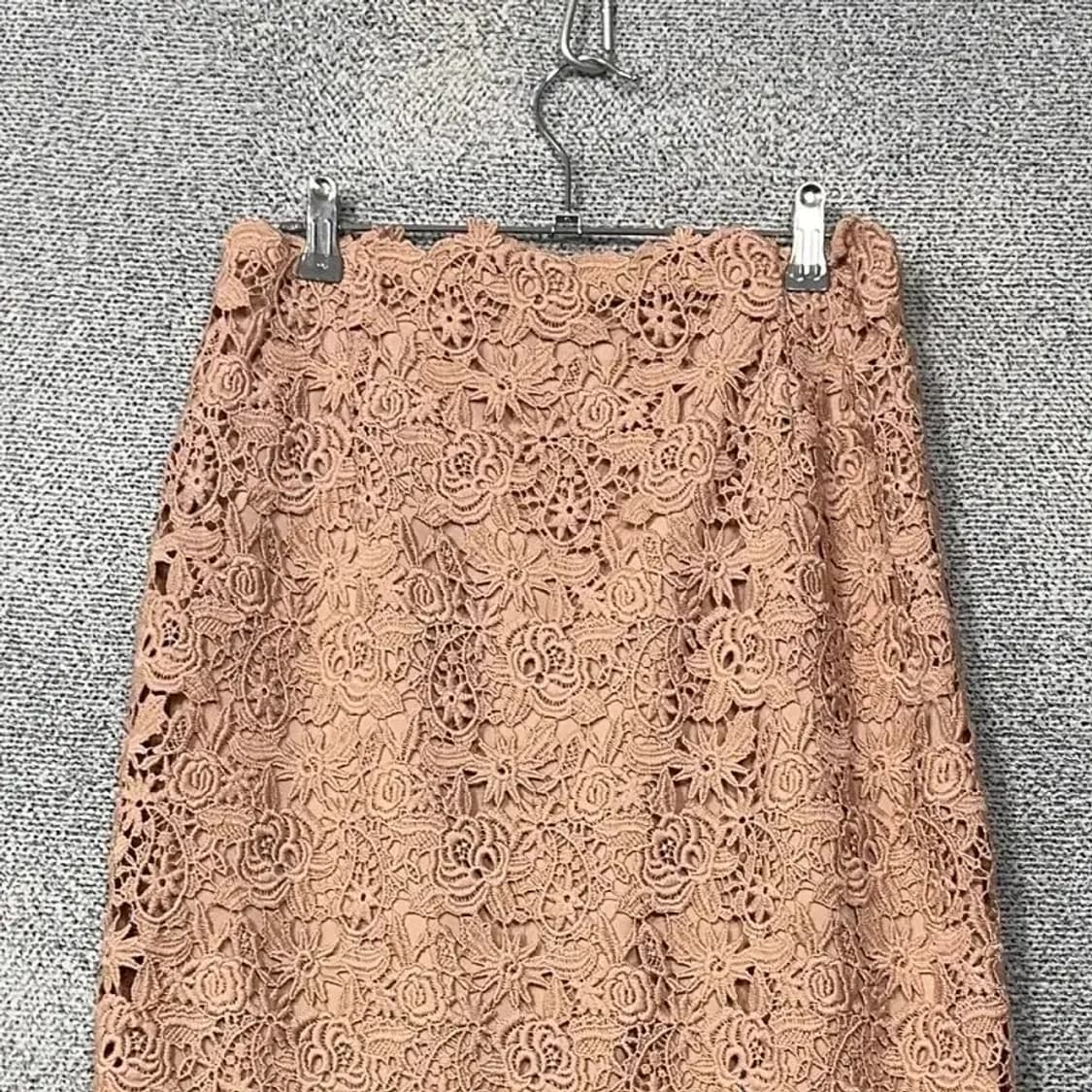 에이치엔앰 플라워 패턴 라이트 핑크 스커트 170-76 상품이미지3