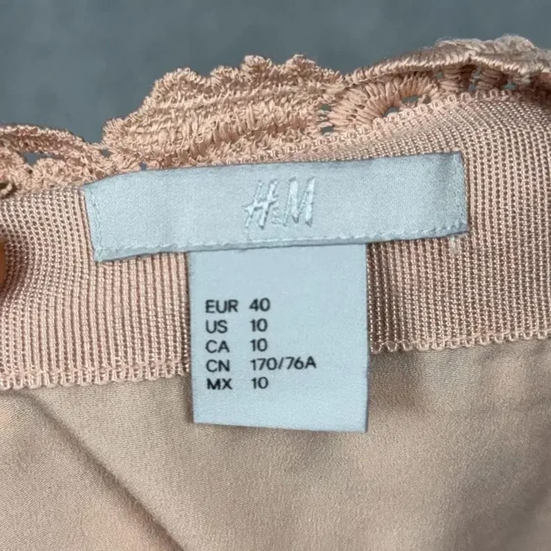 에이치엔앰 플라워 패턴 라이트 핑크 스커트 170-76 상품이미지5