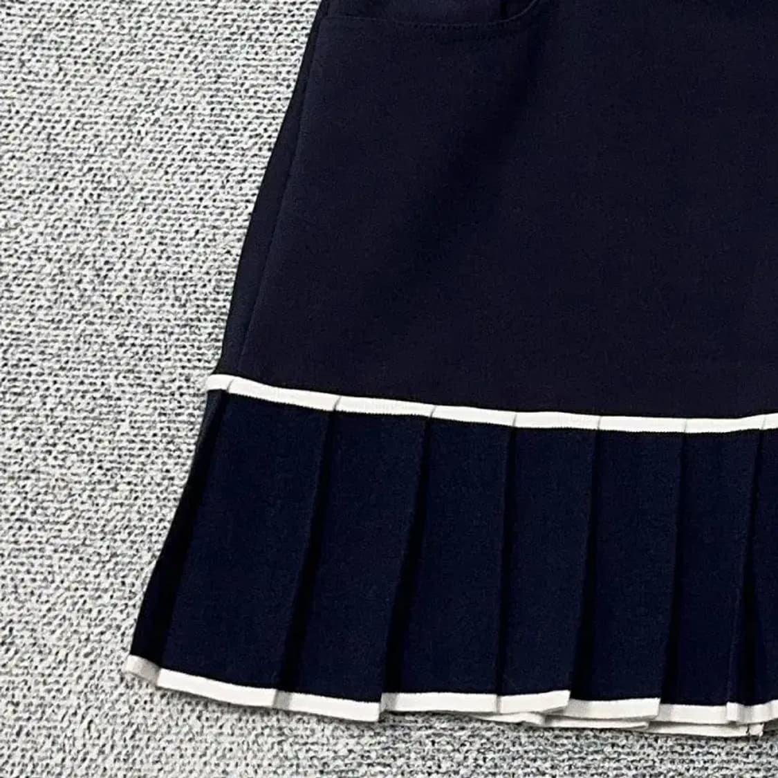 핑 네이비 로고 기능성 스커트 76-101 상품이미지3