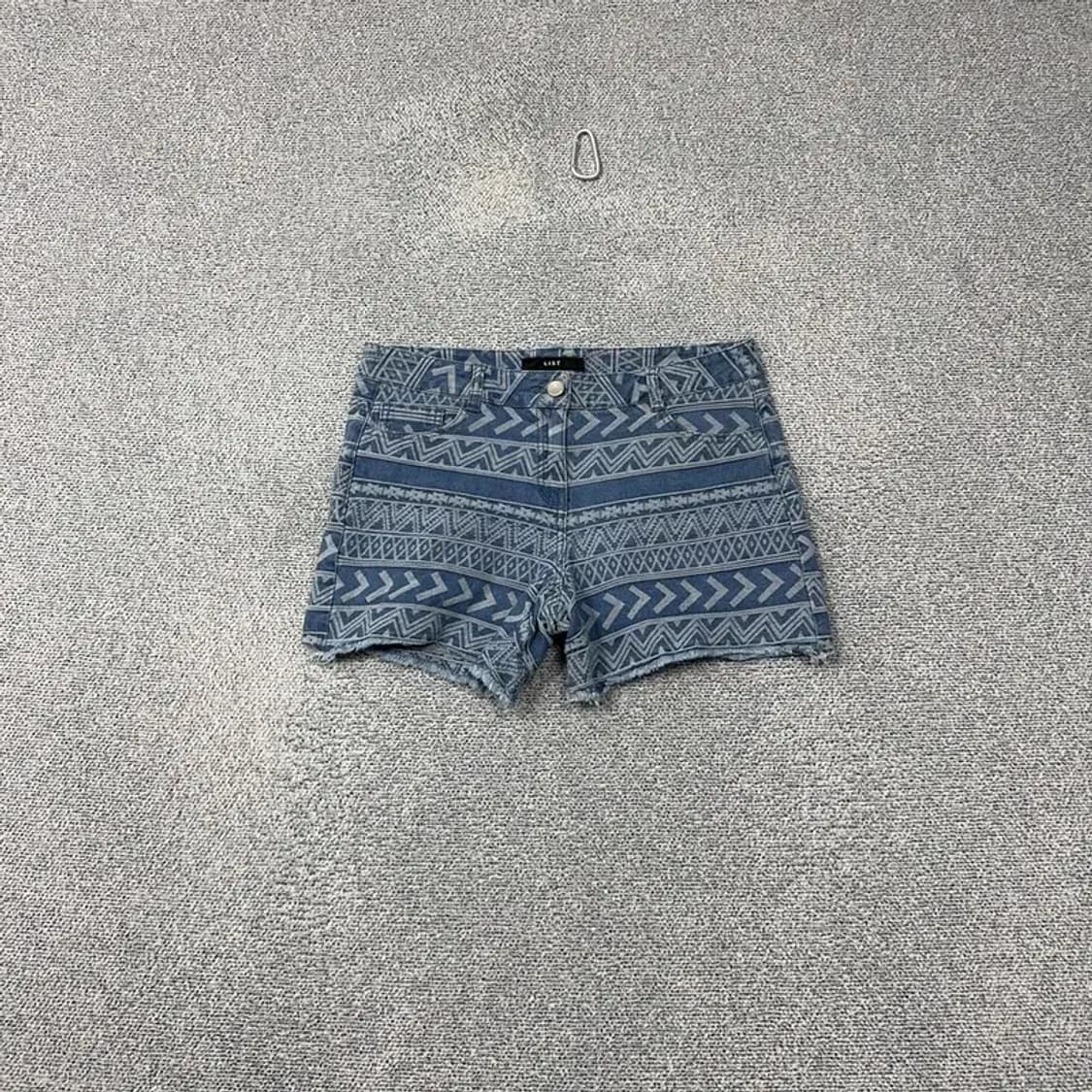 LIST 리스트 페이즐리 네이비 반바지 66 상품이미지1