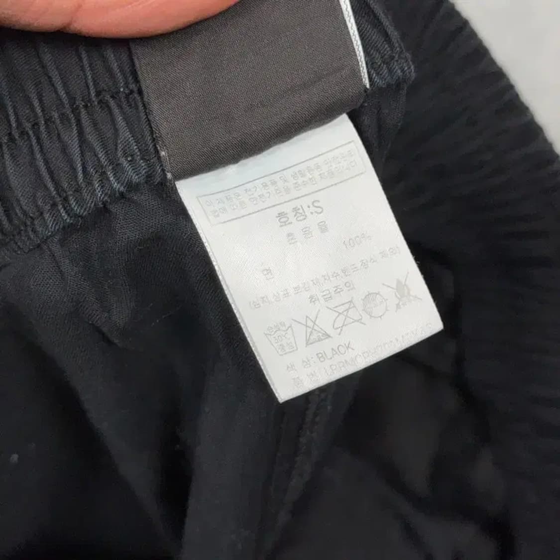 콜롬비아 블랙 로고 면 반바지 S 상품이미지5