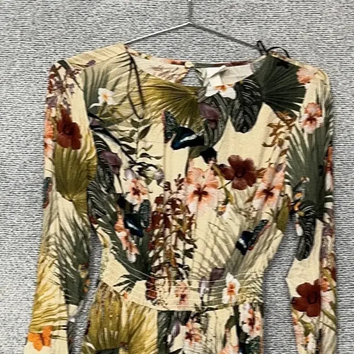 에이치엔앰 플라워 패턴 원피스 155-84 상품이미지3