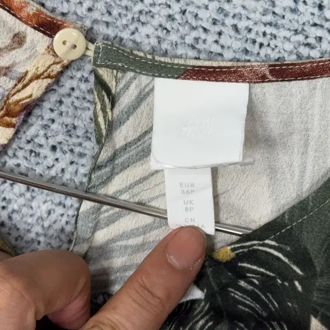 에이치엔앰 플라워 패턴 원피스 155-84 상품이미지5