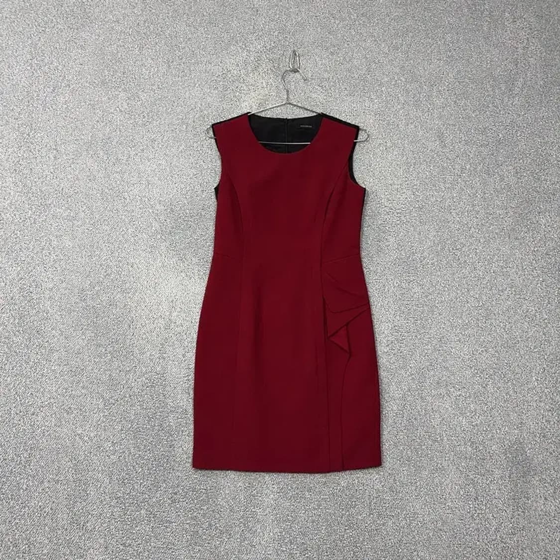 쉬스미스 버건디 클래식 민소매 원피스 55 상품이미지1