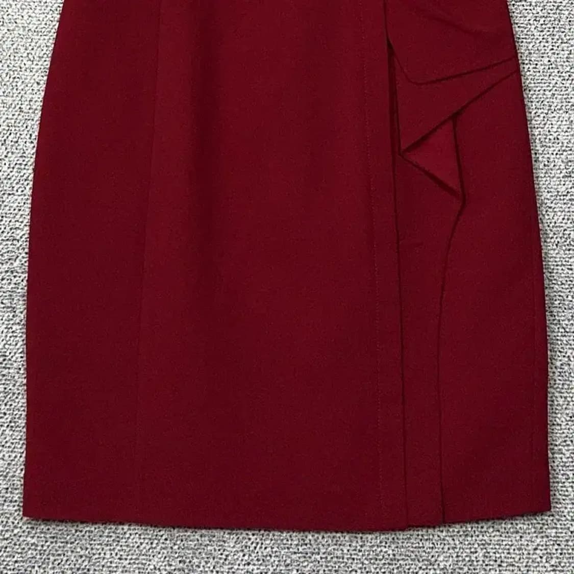 쉬스미스 버건디 클래식 민소매 원피스 55 상품이미지4