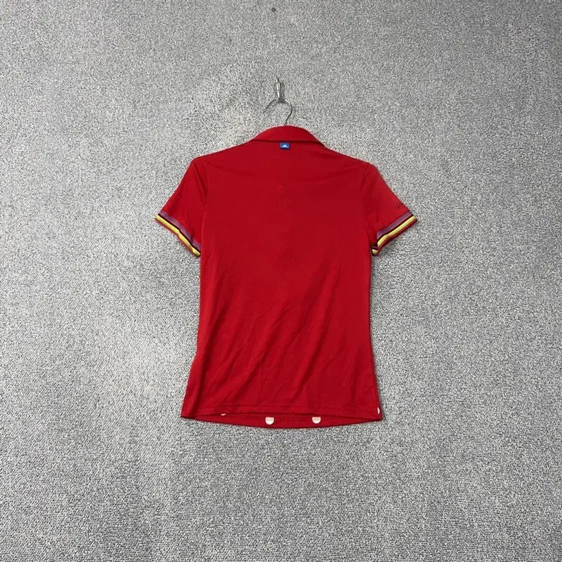 [새상품]아디다스 도트 레드 골프 기능성 반팔 카라티 S 상품이미지2