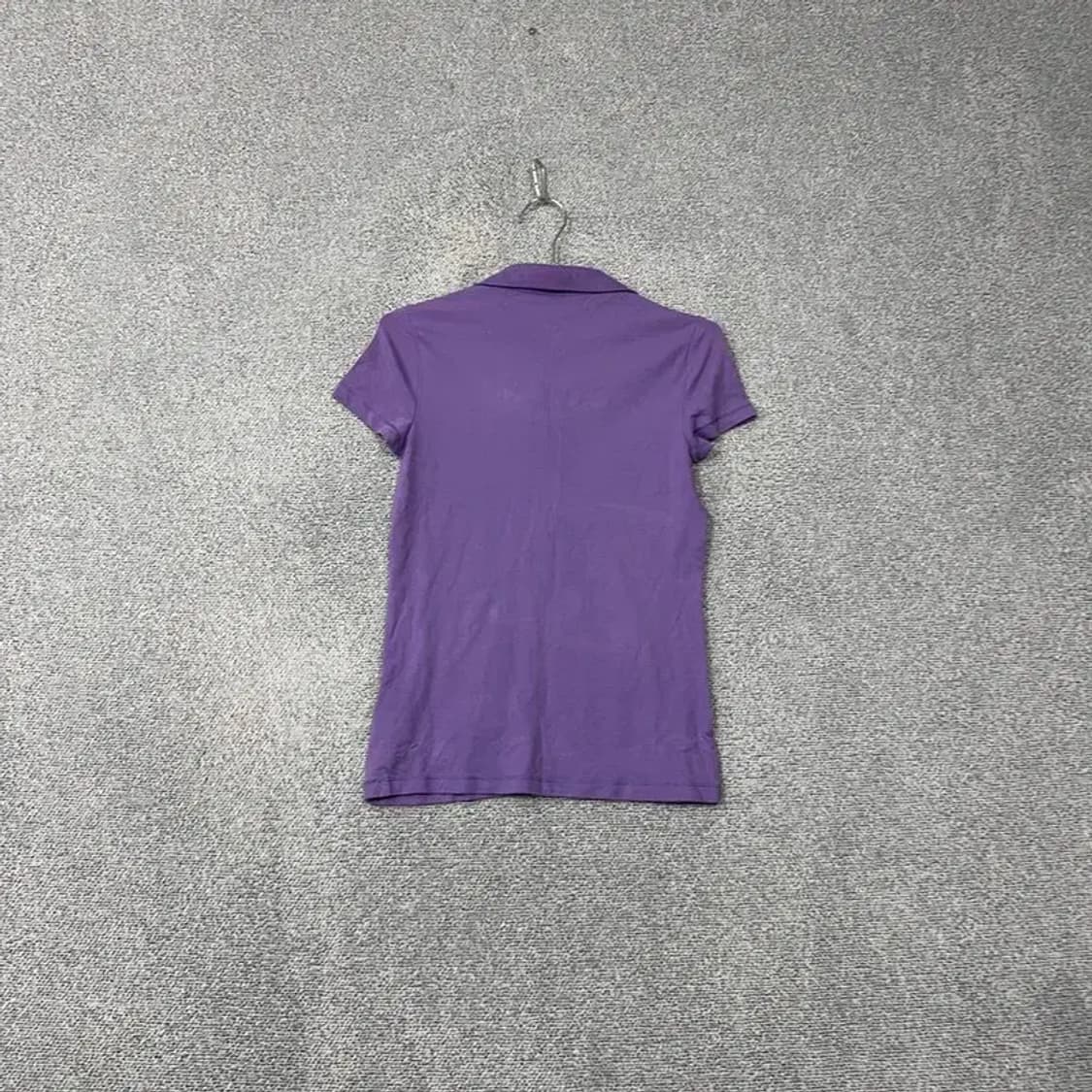 푸마 퍼플 로고 기능성 반팔 카라티 S 상품이미지2