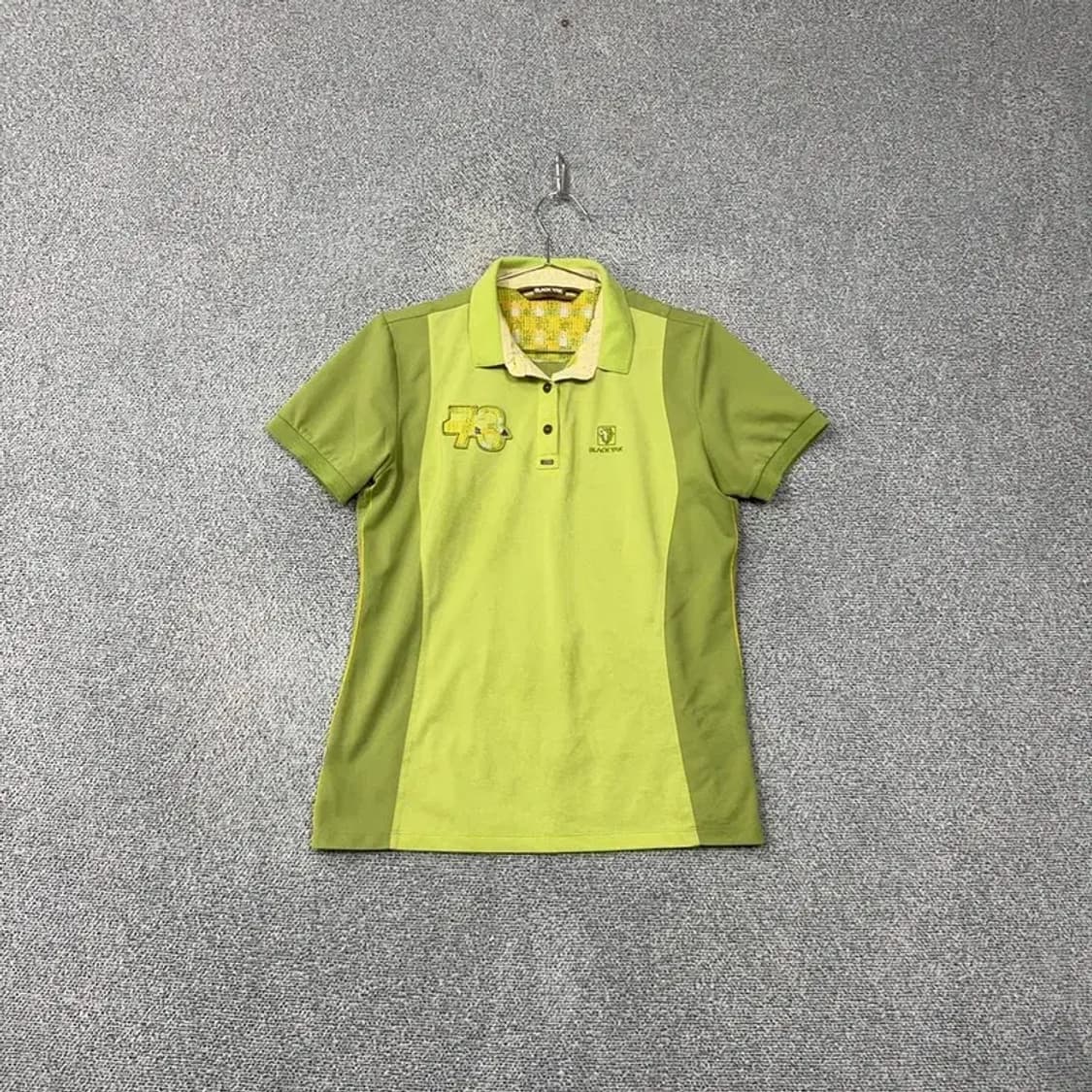 블랙야크 라이트 그린 로고 기능성 반팔 카라티 100 상품이미지1