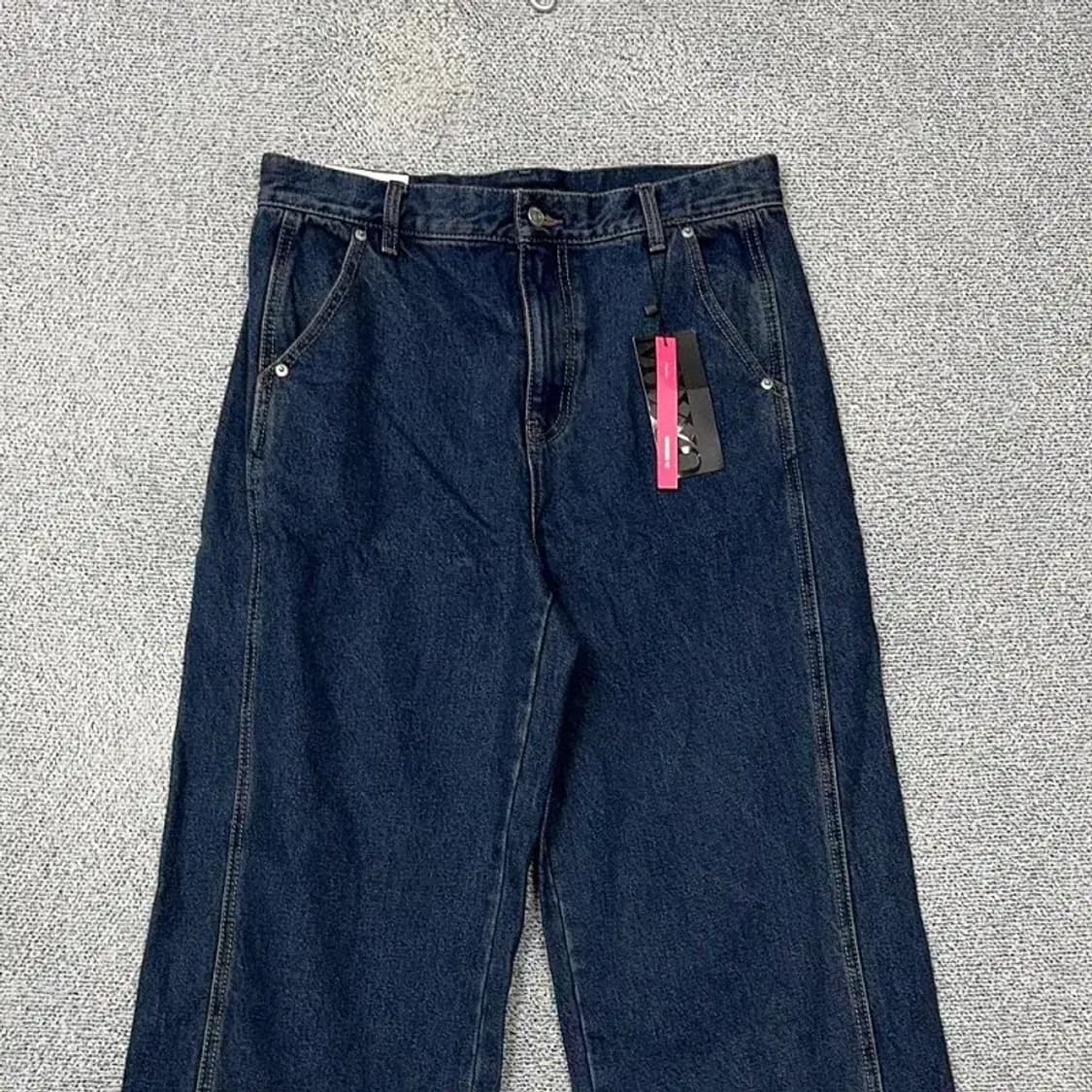 [새상품]미쏘 여성 캐주얼 데님 와이드 팬츠 30 상품이미지3