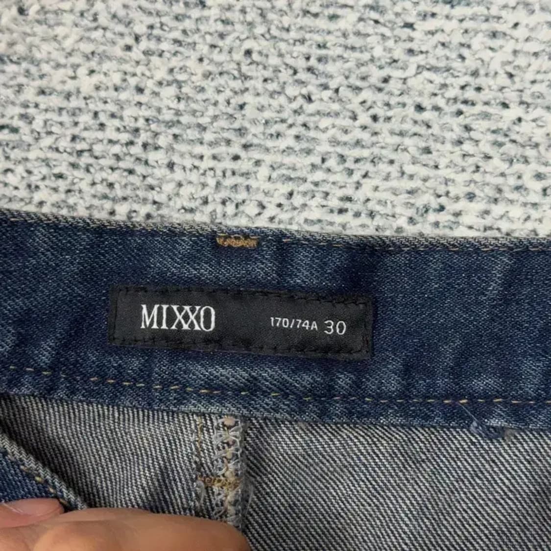 [새상품]미쏘 여성 캐주얼 데님 와이드 팬츠 30 상품이미지5