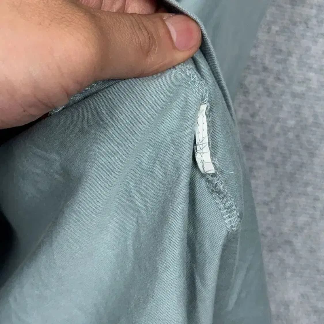 자라 민트 캐주얼 브이넥 반팔 티 S 상품이미지3