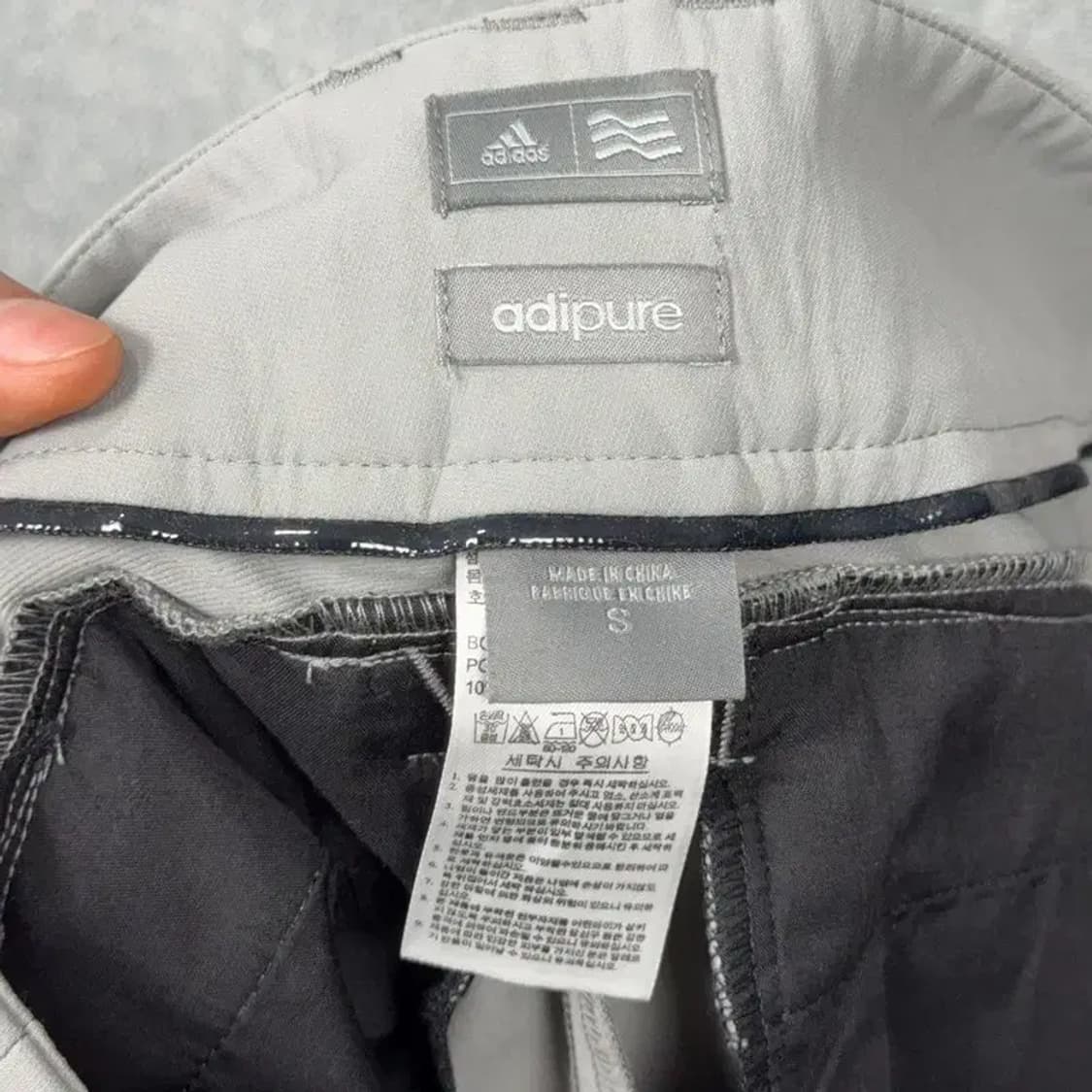 [새상품]아디다스 라이트 그레이 골프 기능성 바지 S 상품이미지7