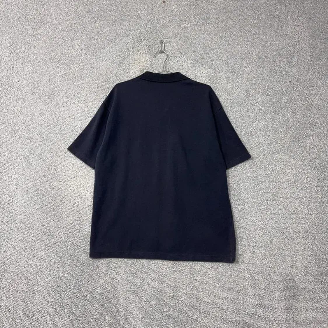 마인드브릿지 네이비 오버핏 반팔 카라티 105 상품이미지2