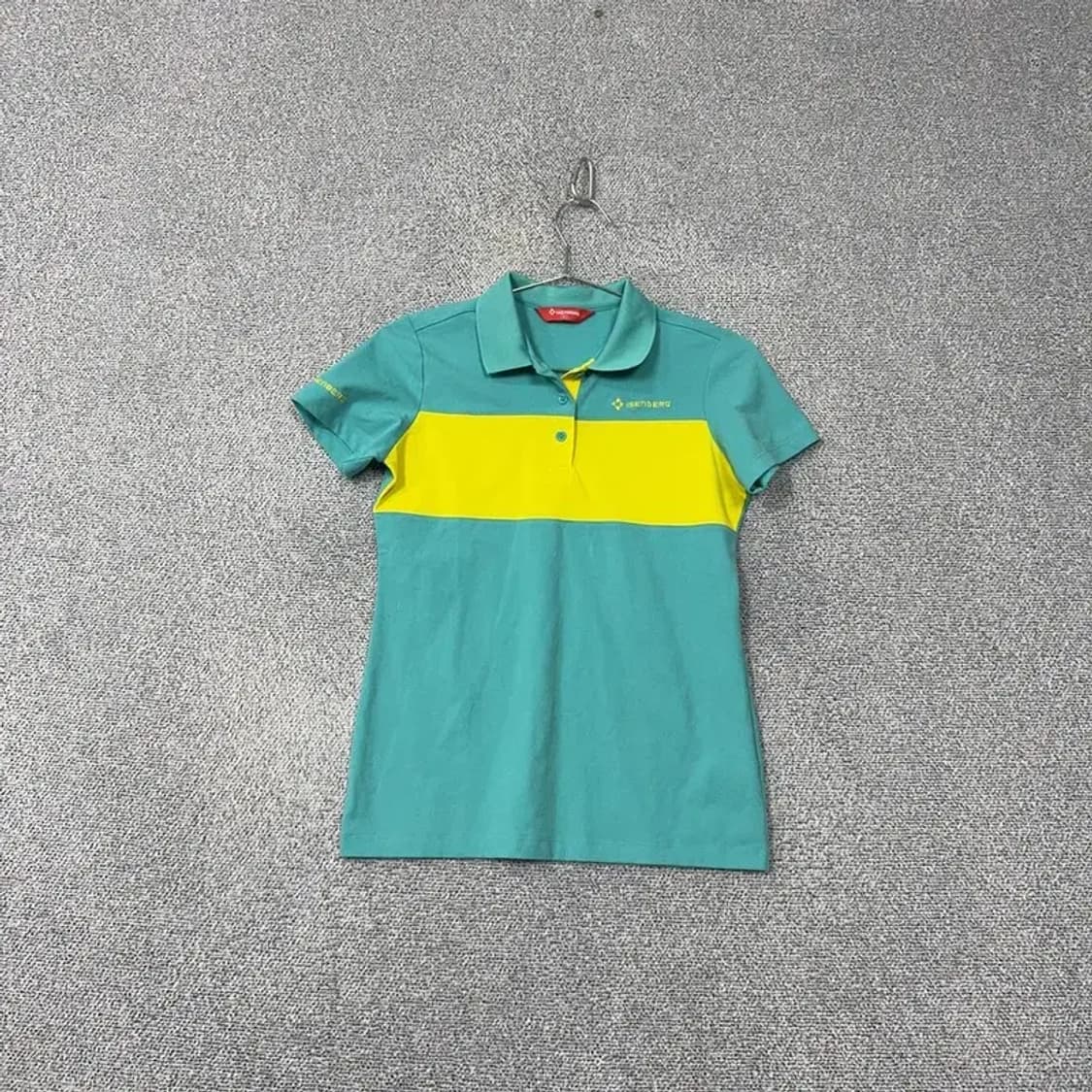 네파 청록 로고 기능성 반펄 카라티 90 상품이미지1