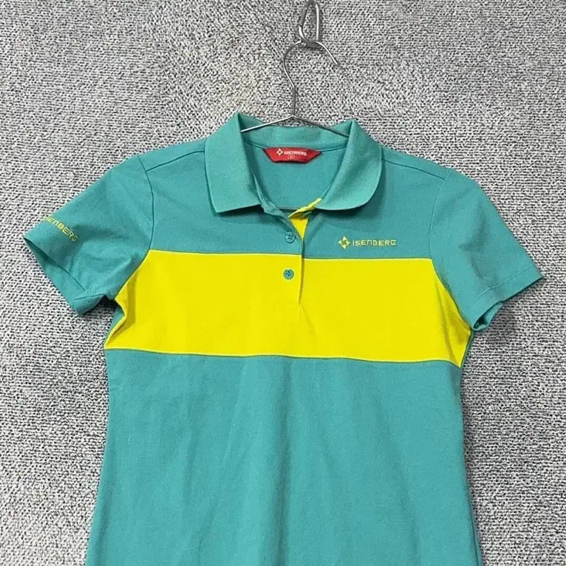 네파 청록 로고 기능성 반펄 카라티 90 상품이미지3