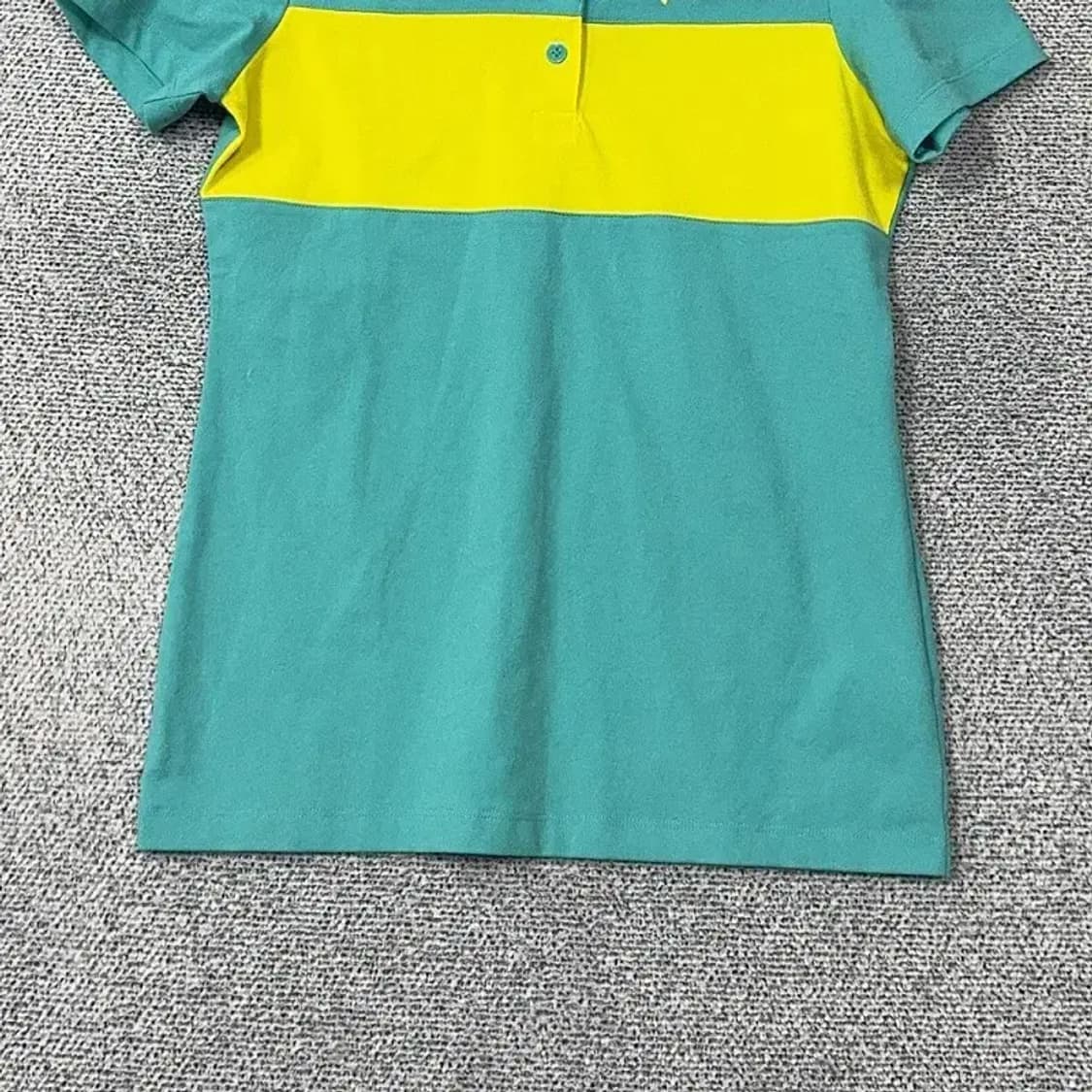 네파 청록 로고 기능성 반펄 카라티 90 상품이미지4