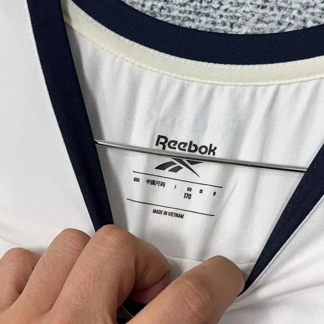 리복 프린팅 로고 캐주얼 반팔 티 S 상품이미지3