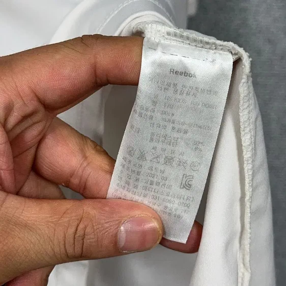 리복 프린팅 로고 캐주얼 반팔 티 S 상품이미지4