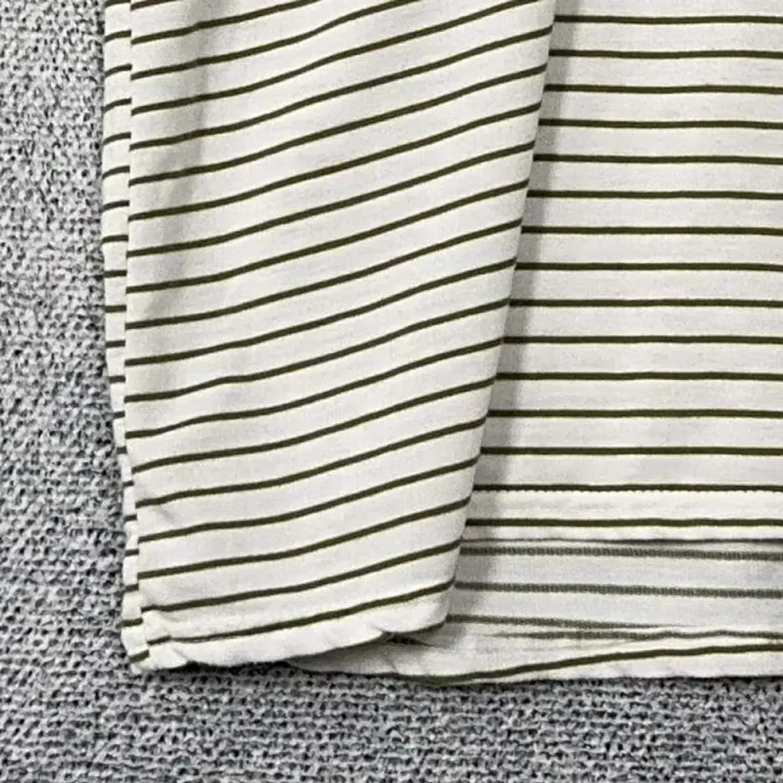 플라스틱아일랜드 스트라이프 캐주얼 반팔 티 FREE(F) 상품이미지3