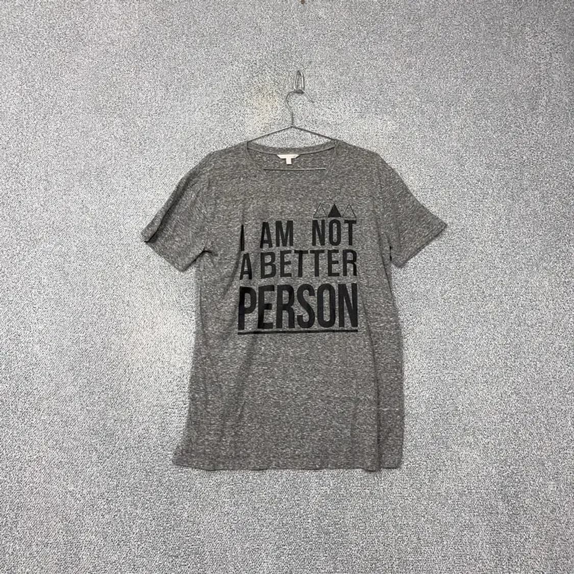 플라스틱아일랜드 프린팅 그레이 반팔 티 M 상품이미지1