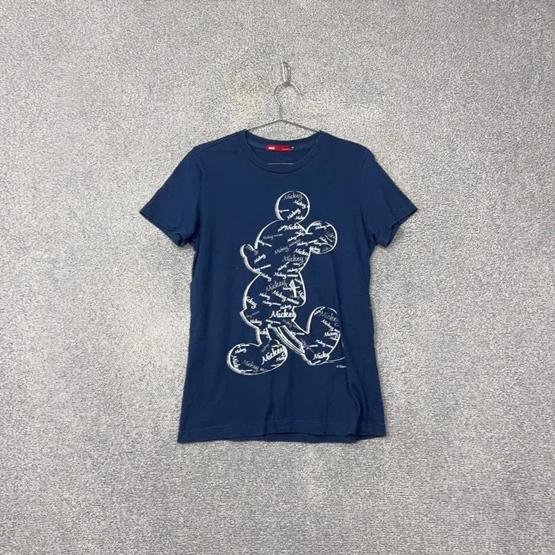 디즈니 프린팅 네이비 반팔 티 M 상품이미지1