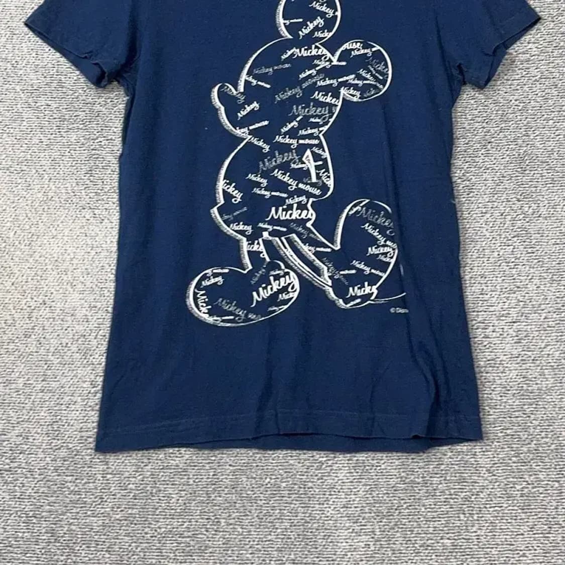 디즈니 프린팅 네이비 반팔 티 M 상품이미지4