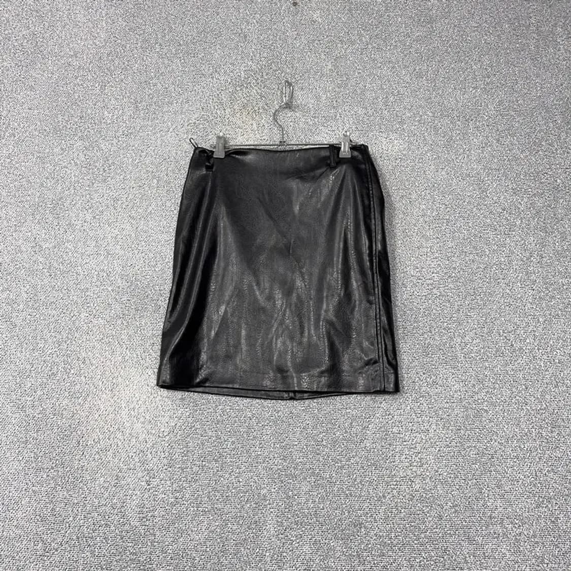 자라 블랙 레더 미니스커트 XS 상품이미지1