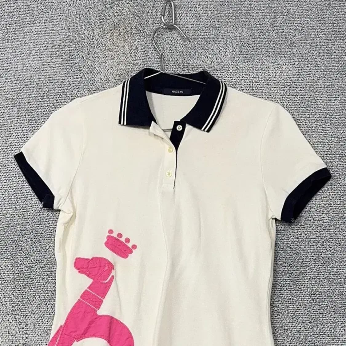 해지스 프린팅 빅로고 반팔 카라티 90 상품이미지3