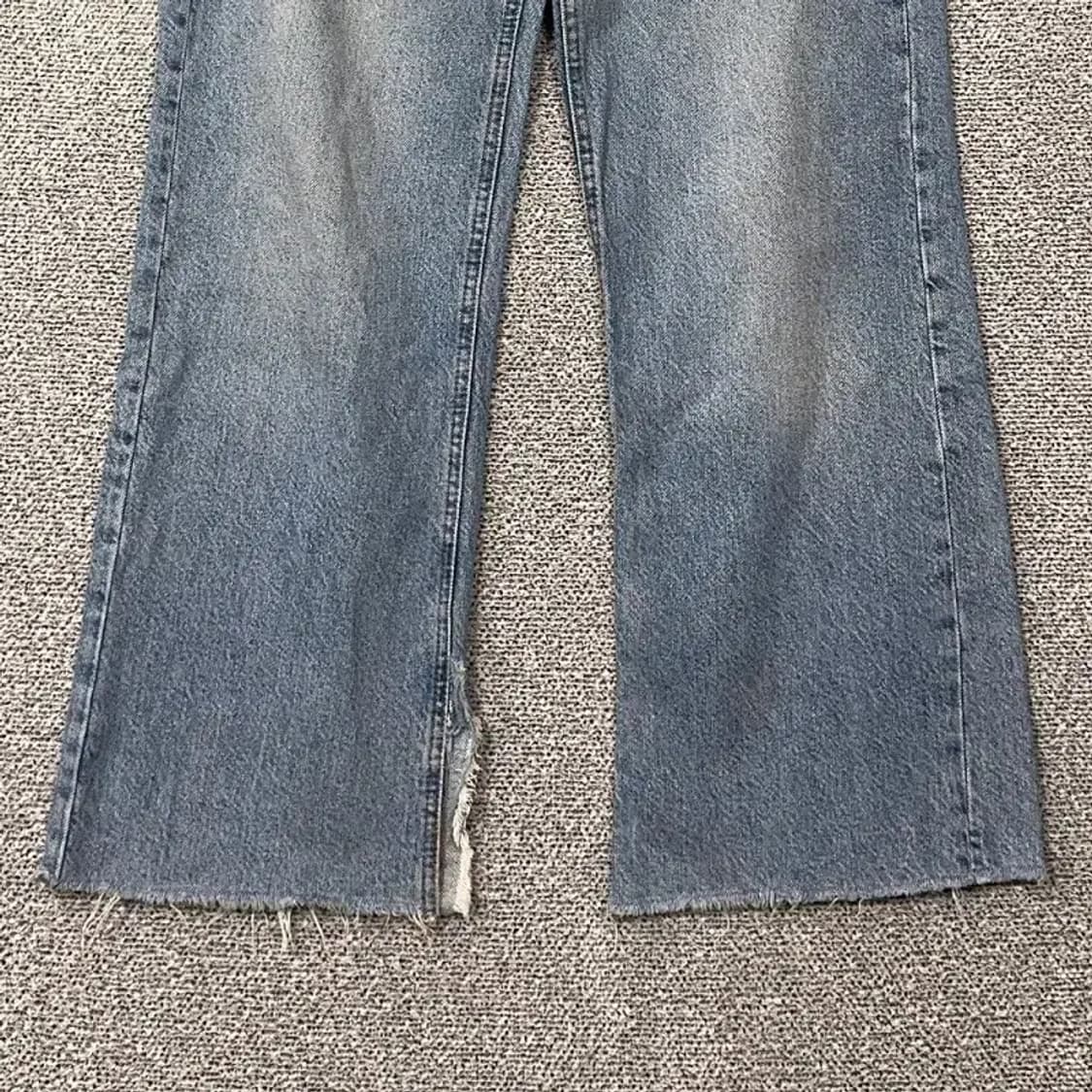 자라 연청 캐주얼 여성 데님 와이드 팬츠 26 상품이미지4