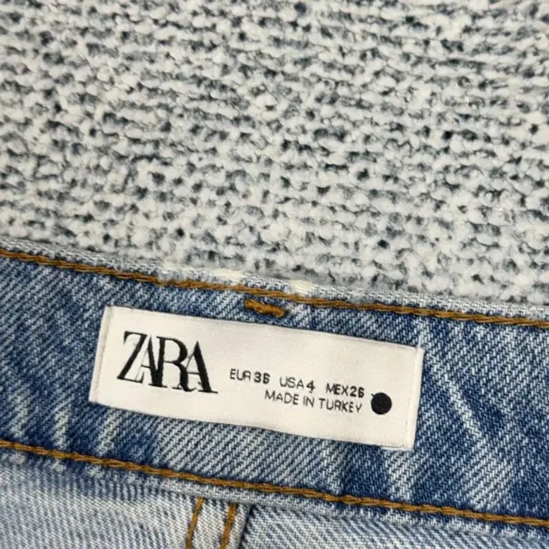 자라 연청 캐주얼 여성 데님 와이드 팬츠 26 상품이미지5