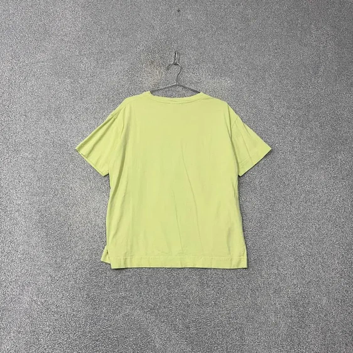 자라 옐로우 무지 반팔 티 S 상품이미지2