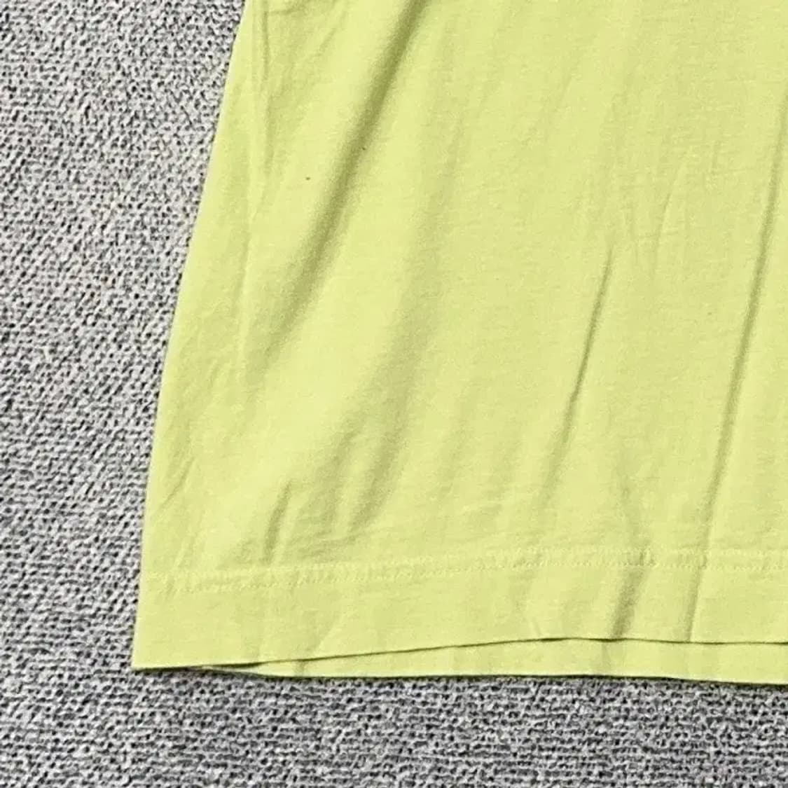 자라 옐로우 무지 반팔 티 S 상품이미지3