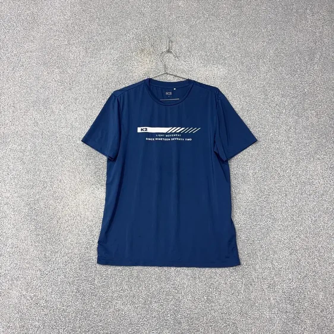 K2 프린팅 기능성 네이비 반팔 티 95 상품이미지1