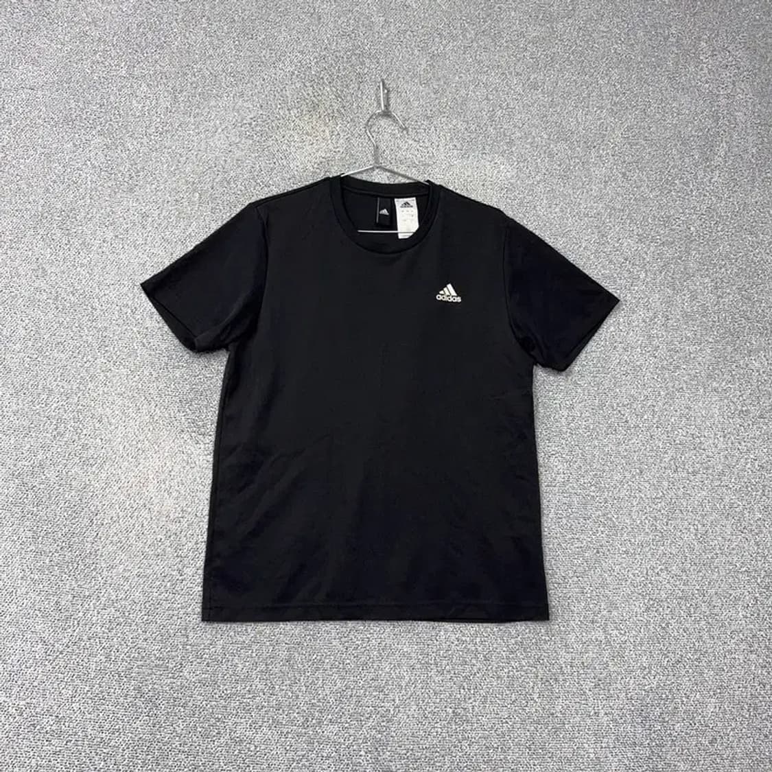 아디다스 블랙 기능성 운동 반팔 티 L 상품이미지1