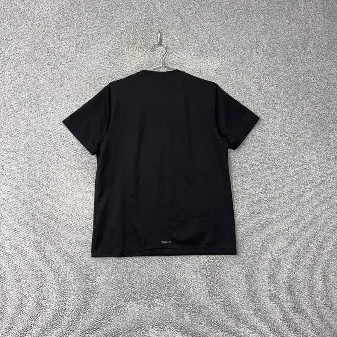 아디다스 블랙 기능성 운동 반팔 티 L 상품이미지2