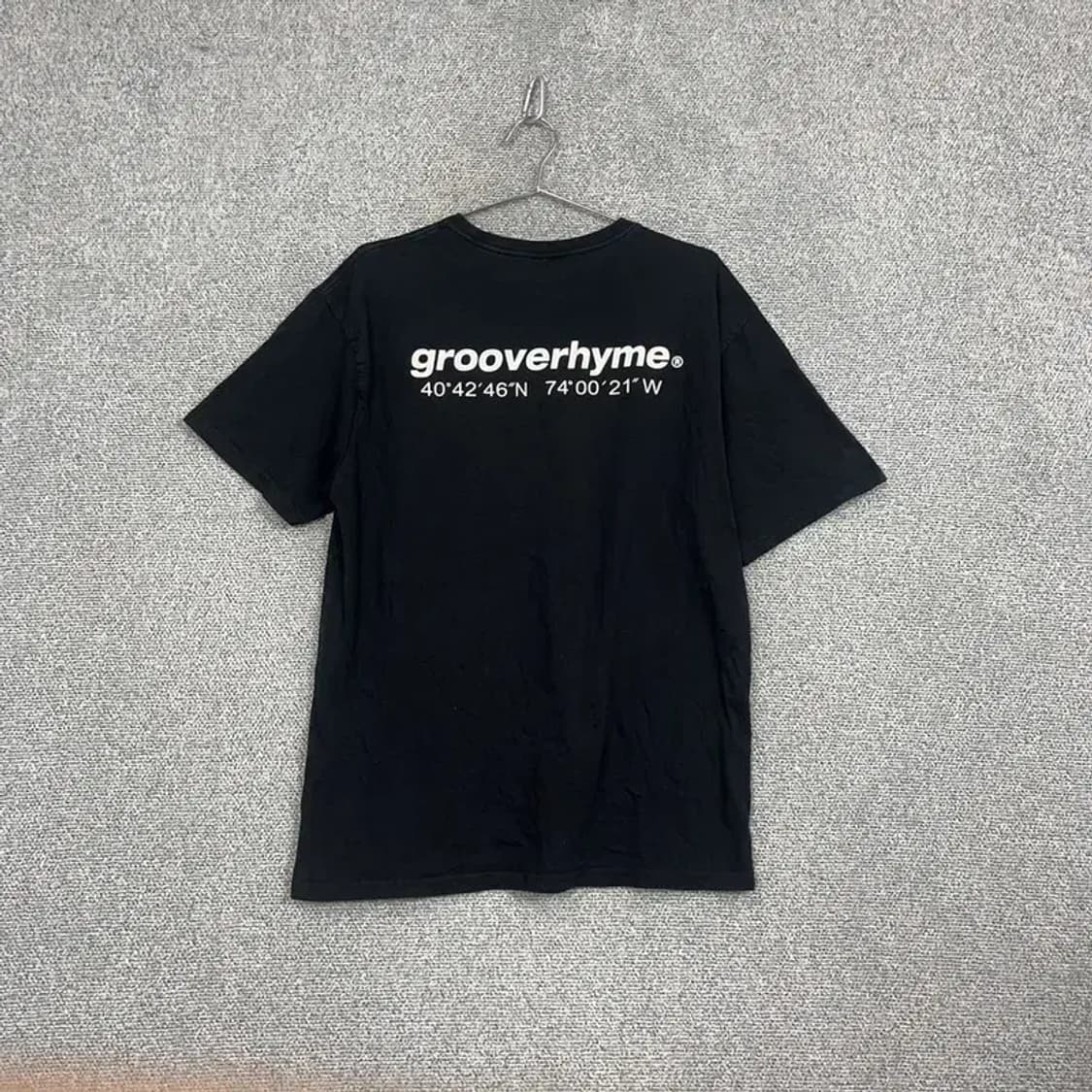 그루브라임 로고 블랙 반팔 티 XL 상품이미지2