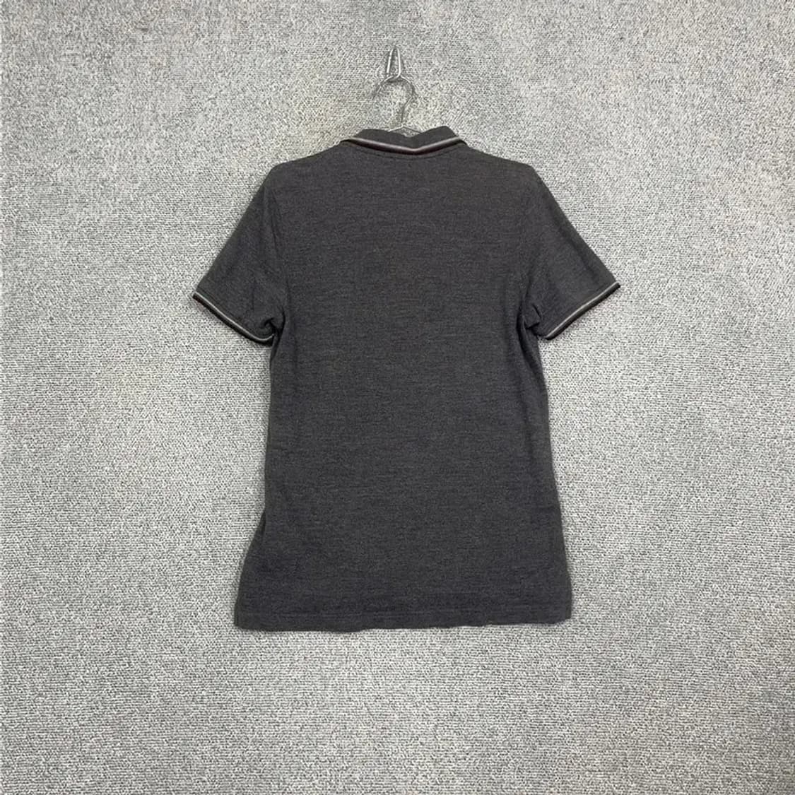 해지스 그레이 로고 빈티지 반팔 카라티 100 상품이미지2