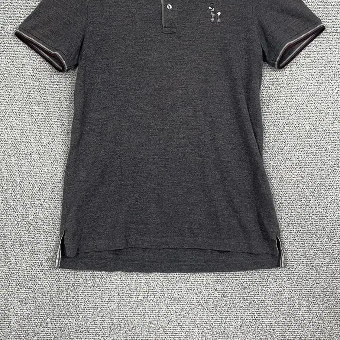 해지스 그레이 로고 빈티지 반팔 카라티 100 상품이미지4