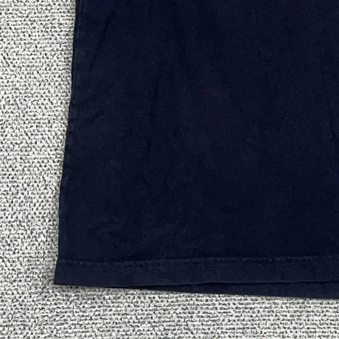 OIOI 5252 로고 프린팅 네이비 반팔 티 M 상품이미지3