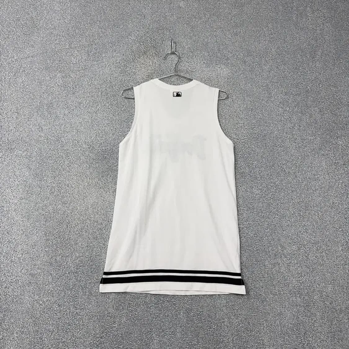 엠엘비 프린팅 화이트 미니 원피스 90 상품이미지2