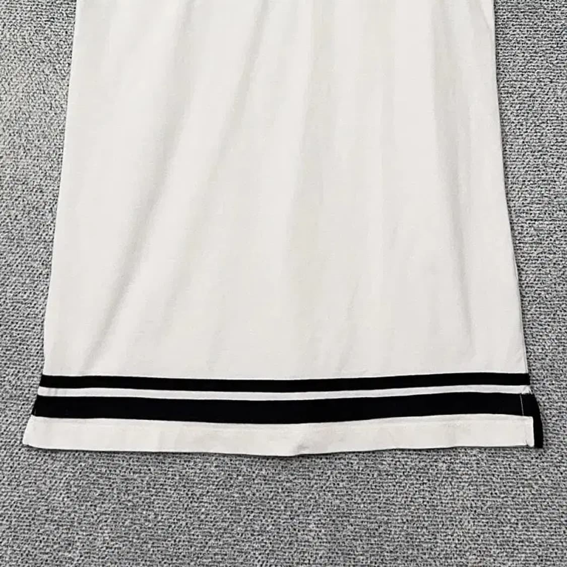 엠엘비 프린팅 화이트 미니 원피스 90 상품이미지4