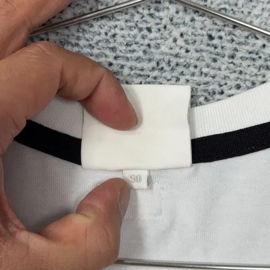 엠엘비 프린팅 화이트 미니 원피스 90 상품이미지5