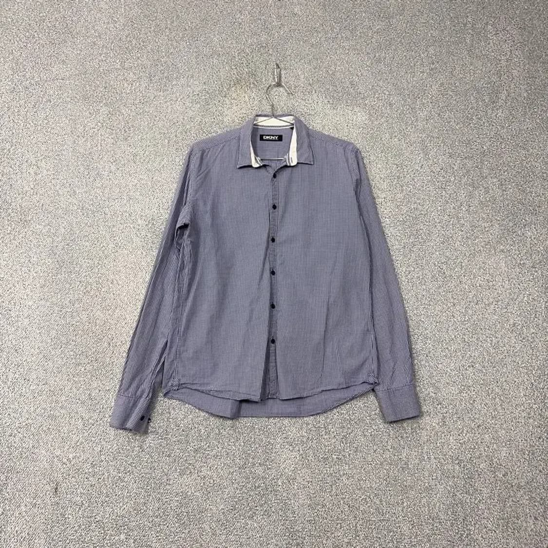 DKNY 스트라이프 네이비 셔츠 M 상품이미지1