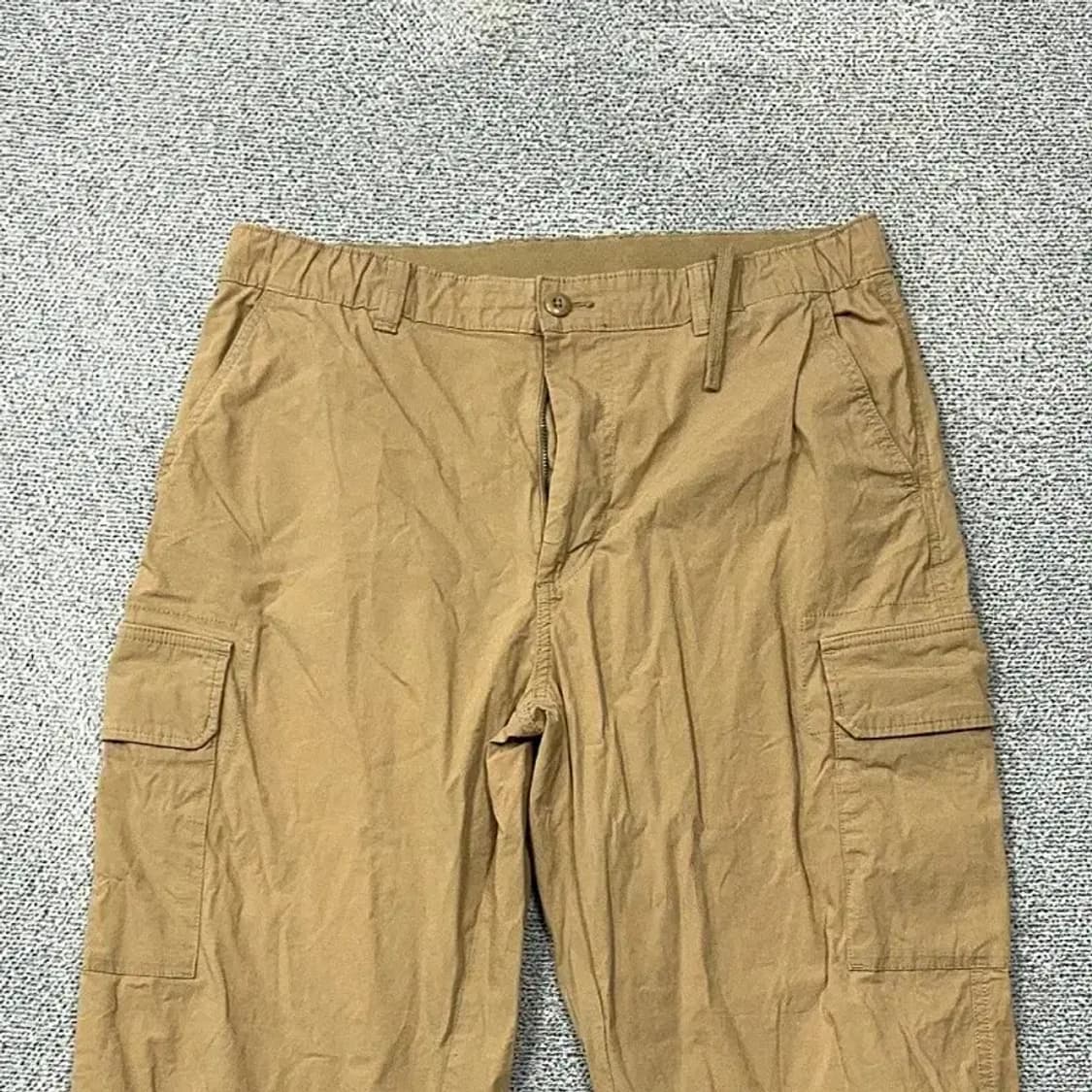 유니클로 베이지 카고 조거팬츠 L 상품이미지3