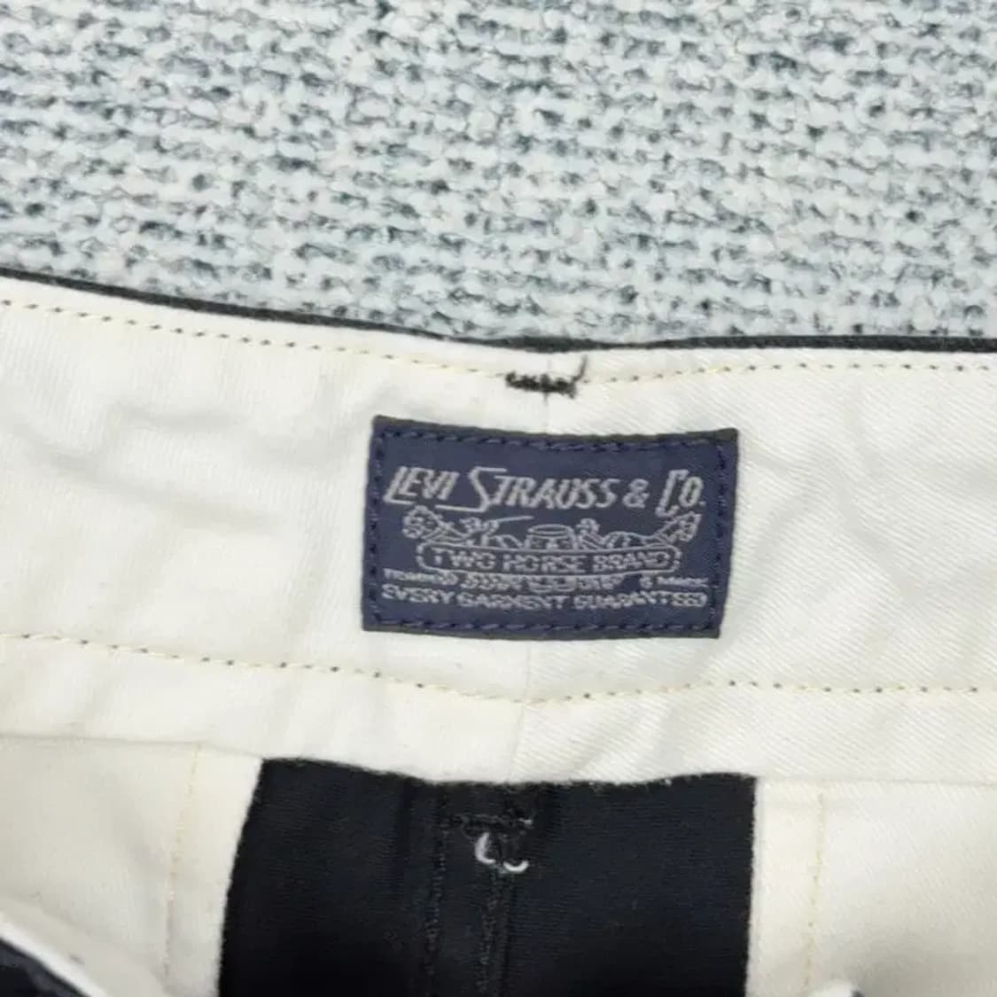 리바이스 빈티지 블랙 치노팬츠 30 30 상품이미지6