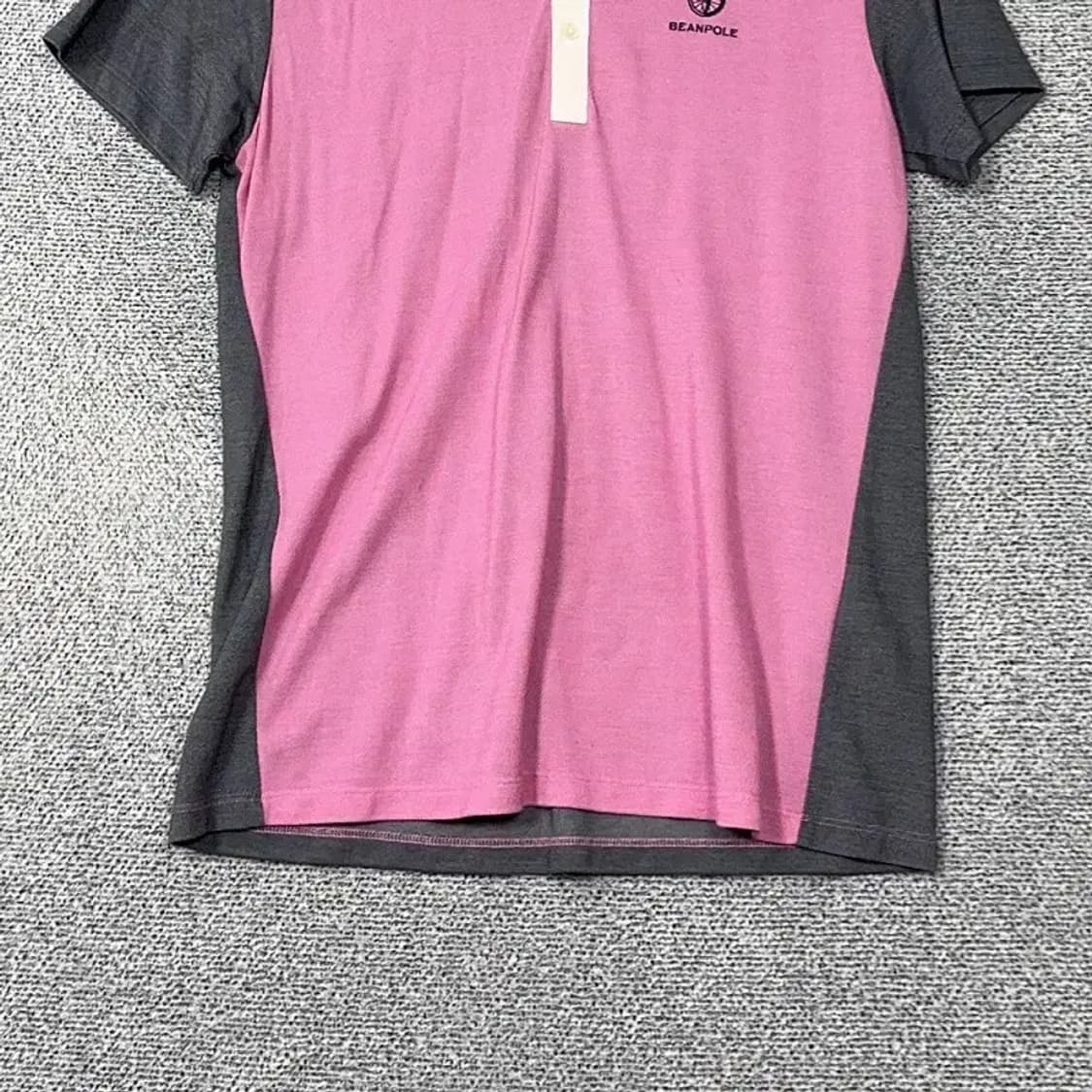 빈폴 핑크 로고 기능성 남성 반팔 카라티 100 상품이미지4